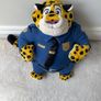 Zootopia Officer Clawhauser Disney Store Stamped Cuddly Plush approx. 14 Used Please look at the pictures Image 9