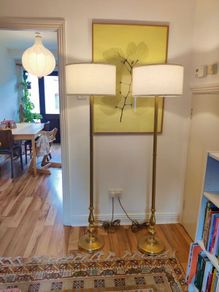 Vintage Brass Floor Lamps