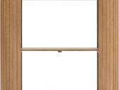 Licia console table with 1 drawer in natural colour