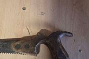 Vintage Loxley Sheffield 15 inch Saw  Original Handle