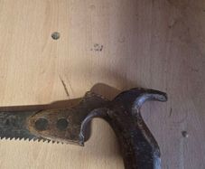 Vintage Loxley Sheffield 15 inch Saw  Original Handle
