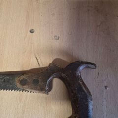 Vintage Loxley Sheffield 15 inch Saw  Original Handle