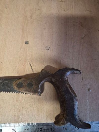 Vintage Loxley Sheffield 15 inch Saw  Original Handle