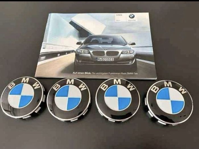 BMW 56mm alloy wheel center caps x4