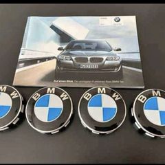 BMW 56mm alloy wheel center caps x4