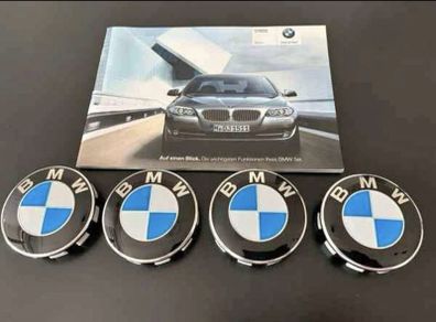 BMW 56mm alloy wheel center caps x4