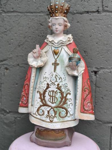 Vintage Chalk Child of Prague