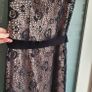 RENATA NUCCI black and taupe dress Sz 14 UK - Bnwt Rrp 239 Sterling Image 9