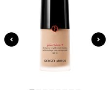 Brand New Giorgio Armani Power Fabric + Ultra Longwear Weightless Matte Foundation30ML  Color 3.25  SPF 20