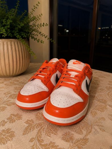 Nike Dunk Low Patent Halloween Orange/Black UK 5.5 / EU 39