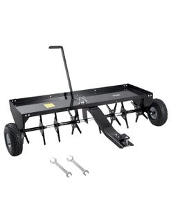 Lawn Aerator 48 inch Tow Behind Heavy-Duty