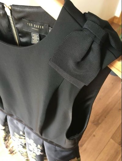 Ted Baker - Felcity Gem Gardens Pleasted Dress (Size 2/ UK 10)