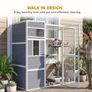 4-Tier Wooden Catio Cat Enclosure Image 7