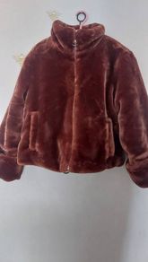 Monki fur coat jacket M