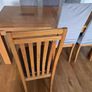 Oak Dining room table & chairs Image 5