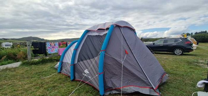 Air beam tent