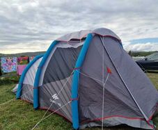 Air beam tent