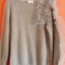 Pale Grey Angora type Jumper (SAVIDA) Image 2