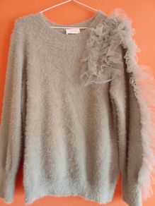 Pale Grey Angora type Jumper (SAVIDA)