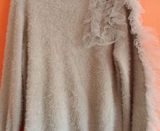 Pale Grey Angora type Jumper (SAVIDA)