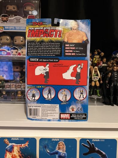 Tna x Marvel Raven action figure wwe wrestler