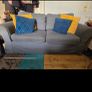 Grey 2 seater Sofa Image 3