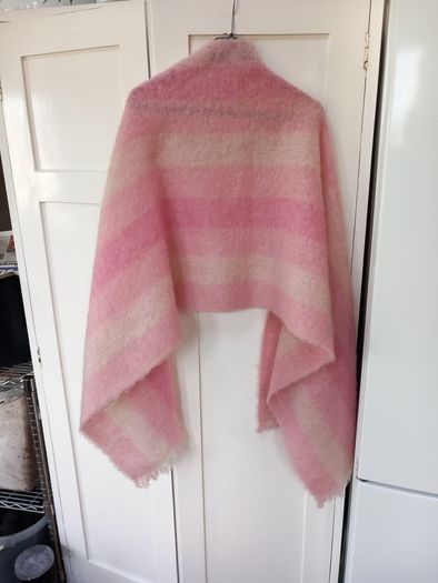 Vintage Mohair Scarf/Wrap Donegal Design.