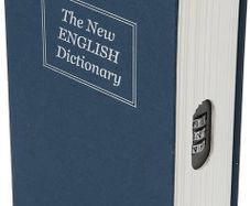 NEW SALE | 3-Digit Combination Book Safe Box 180 x 115 x 55 mm , Blue