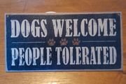 Timber Dog Sign