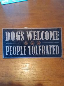 Timber Dog Sign