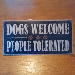 Timber Dog Sign