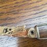 Antique 1940s Leather Case Measuring tape Image 3