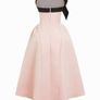 Sculptural Bowknot Flared Bandeau Midi Dress size M Image 3