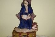 Wizard Reading Statue