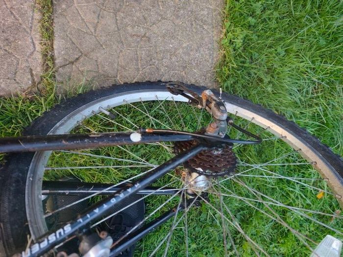child bike 24 wheels,breaks,gears working,need chain )and small service so that's price!