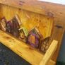 Rustic Fairy Door floating shelf / display Image 10