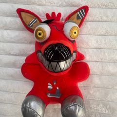 Five Nights At Freddy'S Nightmare Foxy Plush approx. 17 cm. for car/window Used Please see photos