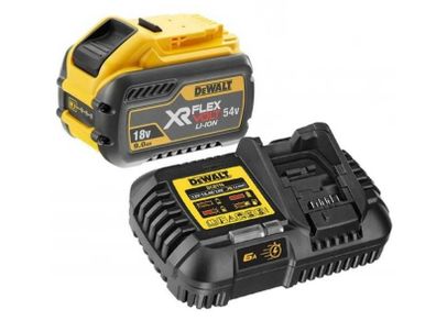 Dewalt DCB547 18v / 54v XR Flexvolt 9ah Battery + DCB116 Fast Charger