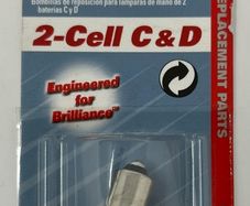 Maglite C & D 2-Cell. Replacement Lamp. Brand new in packaging.