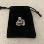 Vintage Dean Griff Pewter Equestrian Saddle Pin 1997 Image 4