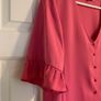 Rowan Avenue Pink Bell Sleeve Top Image 6