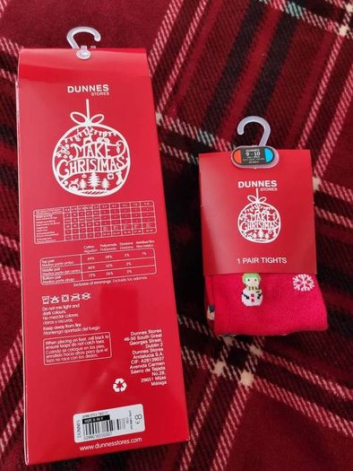 Girls tights Xmas