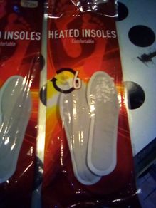 Insoles that heat up to 6 hrs