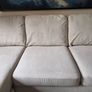 DFS Large Light Grey L-Shaped Corner Sofa with Chaise - 255cm Image 4