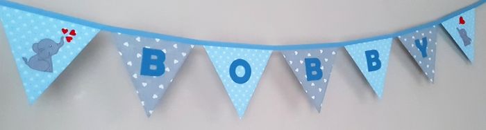 Eco-Friendly Personalised Cotton Bunting Made to Order
