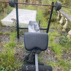Bench , plates, bars