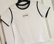 Staud x New Balance tee in Ivory