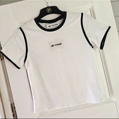 Staud x New Balance tee in Ivory