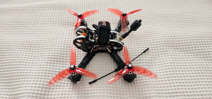 Armattan Japalura 4 inch quadcopter with spare parts and two batteries