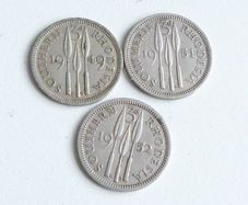 Southern Rhodesia threepence